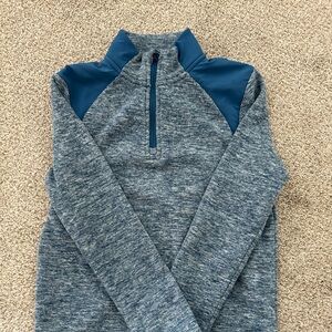 Quarter Zip Boys Sweater 8/10 Blue